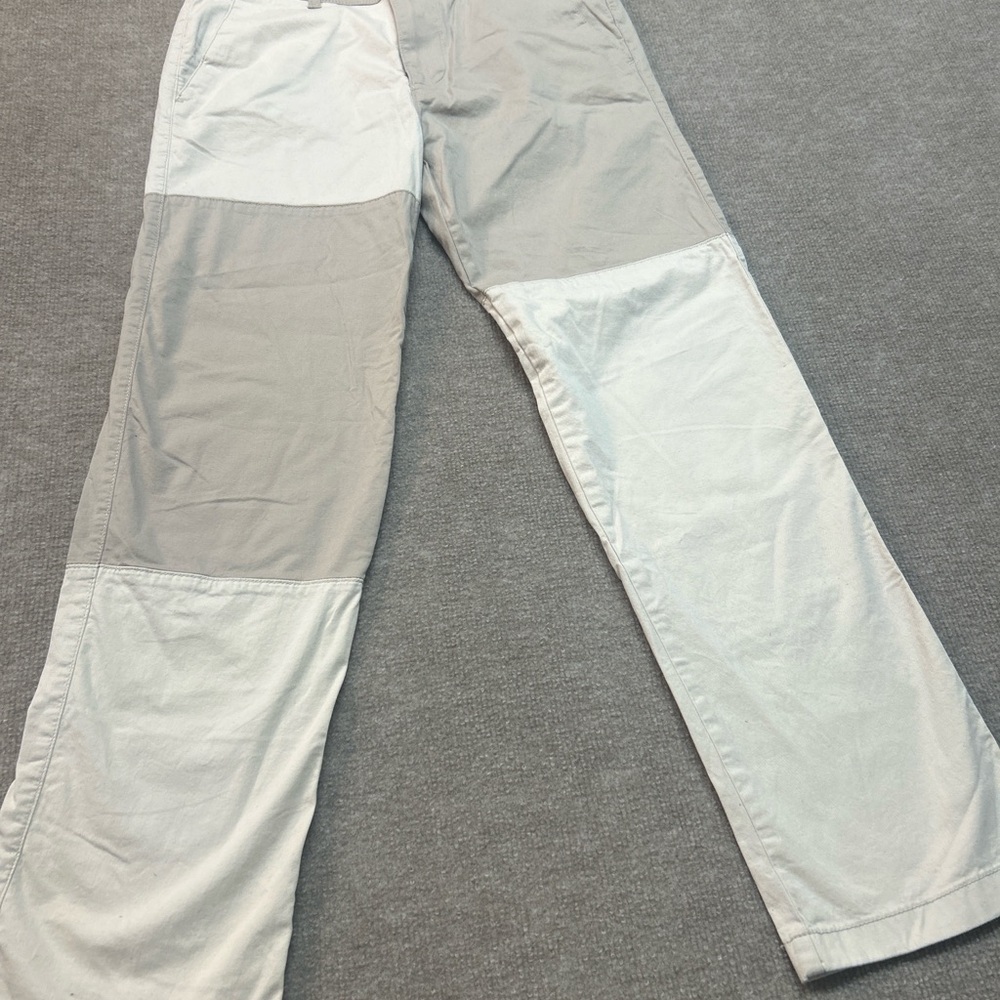 Hollister Men's Cargo Pants in Two-Tone Gray